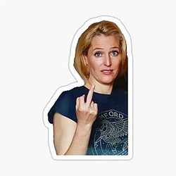 A Lovely Gift from Gillian Anderson Sticker