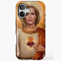 Jesus Gillian Anderson iPhone Tough Case