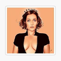 Gillian Anderson Sticker