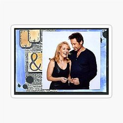 David Duchovny and Gillian Anderson Sticker
