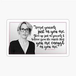 Gillian Anderson Accept Yourself Sticker