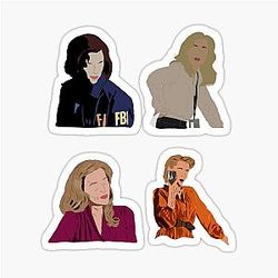 4x Gillian Anderson