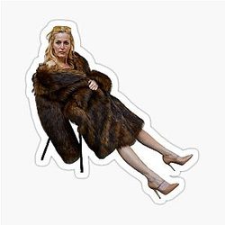 Gillian Anderson Fur Coat
