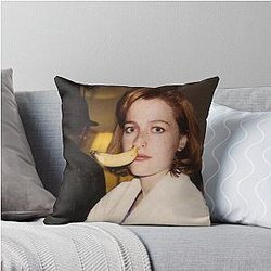 Gillian Anderson Throw Pillow
