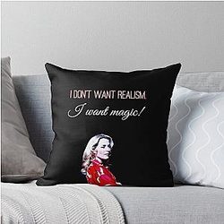 Gillian Anderson Streetcar Throw Pillow