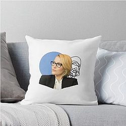 Gillian Anderson at Berlinale Festival Throw Pillow
