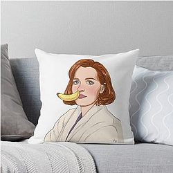Gillian Anderson Throw Pillow