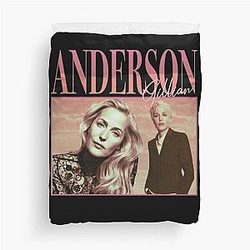 90s style Gillian Anderson Duvet Cover