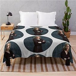 Stella Gibson The Fall Gillian Anderson Throw Blanket