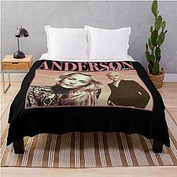 X-Files Retro Gillian Anderson Throw Blanket