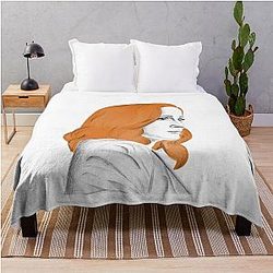 Gillian Anderson as Scully throw blanket