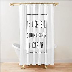 Gillian Anderson Shower Curtain