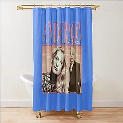 90's Retro Gillian Anderson Shower Curtain