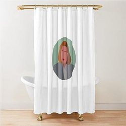 Dana Gillian Anderson The X Files Digital Shower Curtain