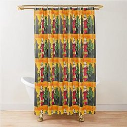 Gillian Anderson Creature from the Black Lagoon Shower Curtain