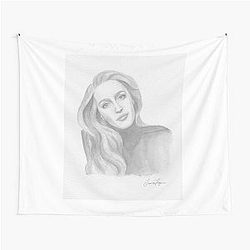 Gillian Anderson All About Eve Watercolour Painting Portrait