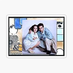 David Duchovny and Gillian Anderson Sticker