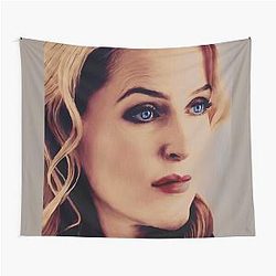 Gillian Anderson oil painting Tapestry