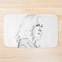 Gillian Anderson as Scully The X Files Bath Mat
