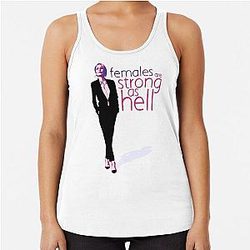 Females Are Strong as Hell Gillian Anderson Tank Top