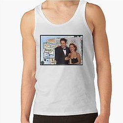 David Duchovny and Gillian Anderson Golden Globe Tank