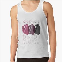 Gillian Anderson in Gawinner Roll Neck Tank Top