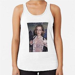 Gillian Anderson Racerback Tank Top