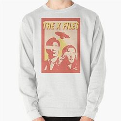 Vintage Retro Inspired The X Files Gillian Anderson David Duchovny Poster Sweatshirt