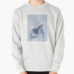 Gillian Anderson Blue Sweatshirt
