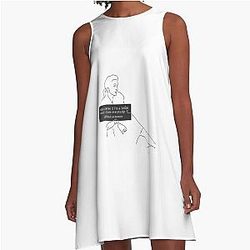 Gillian Anderson hates everybody A Line Dress
