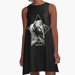 Gillian Anderson Walk of Fame star Classic A-Line Dress