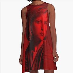 Gillian Anderson Celebrity A-Line Dress