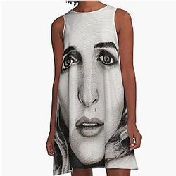 Gillian Anderson A-Line Dress