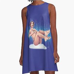 Gillian Anderson A-Line Dress