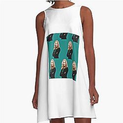Gillian Anderson A-Line Dress