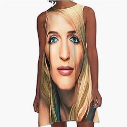 Gillian Anderson A-Line Dress