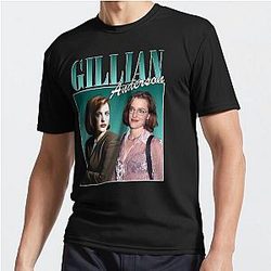 Retro Gillian Anderson Designer T-Shirt