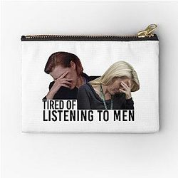 Gillian Anderson as Strong Female Character Zipper Pouch