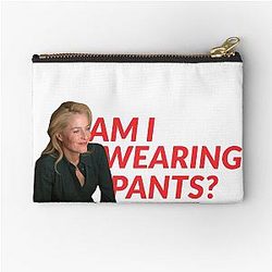 Gillian Anderson - Am I Wearing Pants? Zipper Pouch