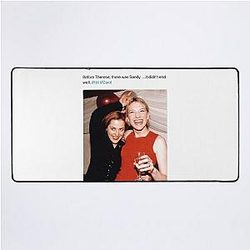 Gillian Anderson tweets Cate Blanchett desk mat.