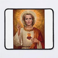 Jesus Gillian Anderson Mouse Pad