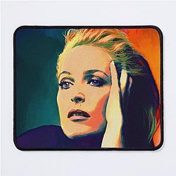 Gillian Anderson Poster in oil color Mouse Pad