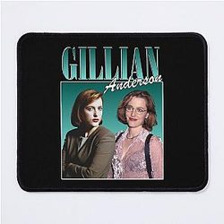 Retro Gillian Anderson Design Mouse Pad