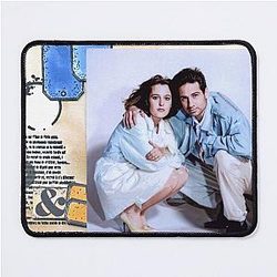 David Duchovny and Gillian Anderson Mouse Pad