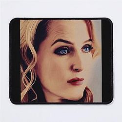 Gillian Anderson Oil Painting Mouse Pad