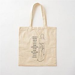 Gillian Anderson Emmy Awards Cotton Tote Bag