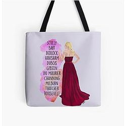 Gillian Anderson Character All Over Print Tote Bag