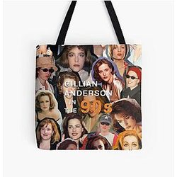 Gillian Anderson in the 90s Tote Bag