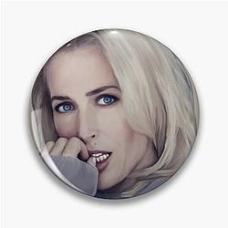 Gillian Anderson oil painting