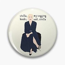 STELLA, MY SAGGING BOOBS, AND STELLA - GILLIAN ANDERSON Pin